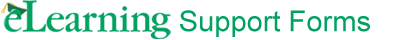 eLearning Support Request